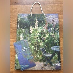 Musée Marmottan Monet Paris Gift Bag + Brochure Claude Monet Art Souvenir Large